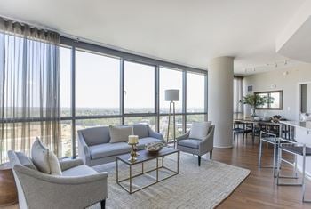 Floor to ceiling windows*